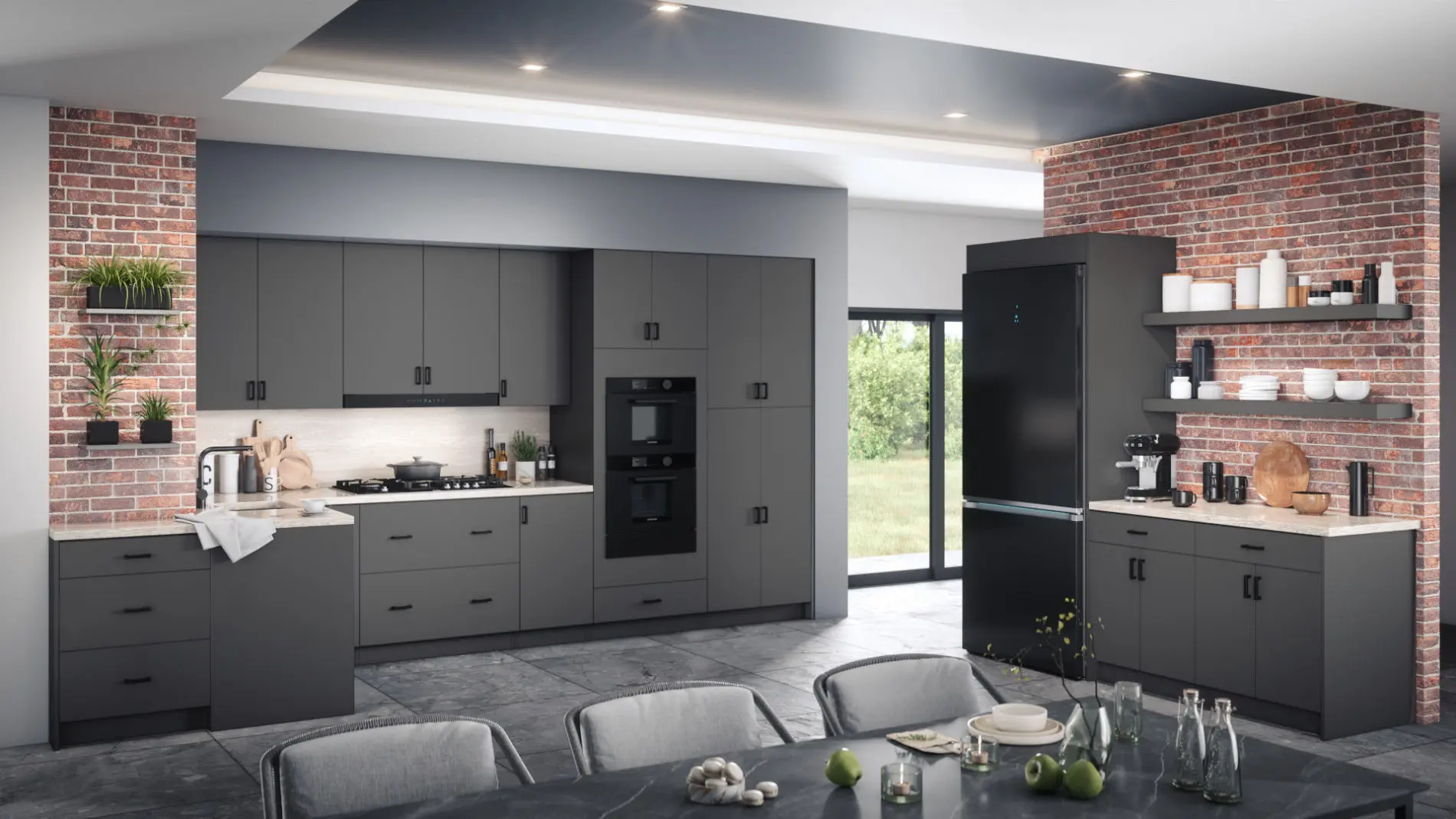 Eurocraft Slim Shaker Kitchen
